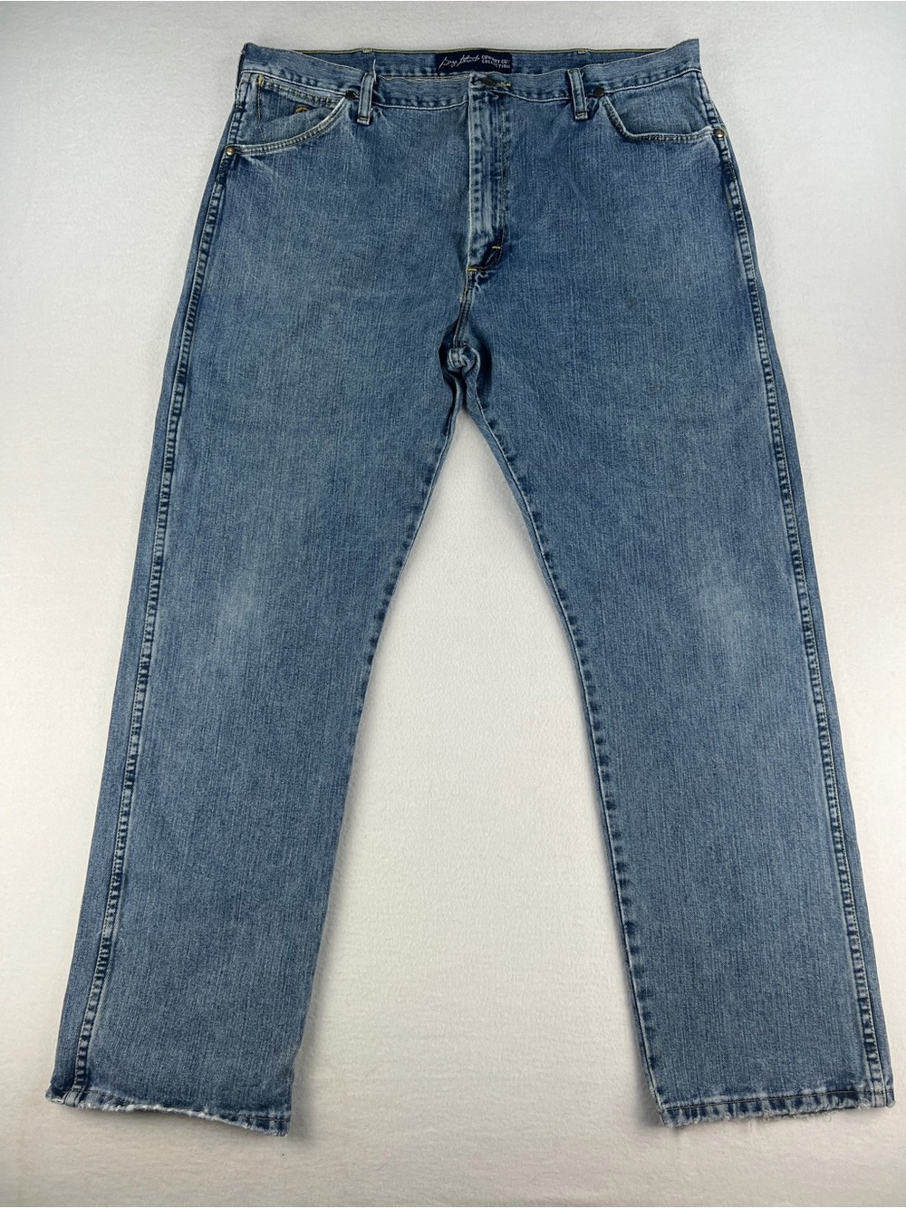 Wrangler George Strait Cowboy Cut Medium Wash Western Jeans Mens Size 40x32